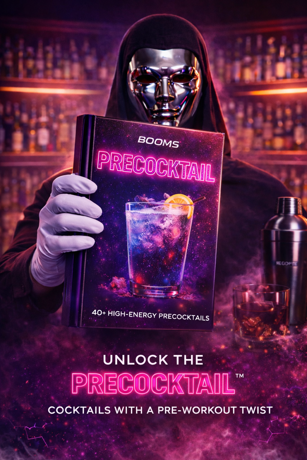 BOOMS PreCocktail™ — 40+ Cinematic Alcohol-Free Drink Recipes